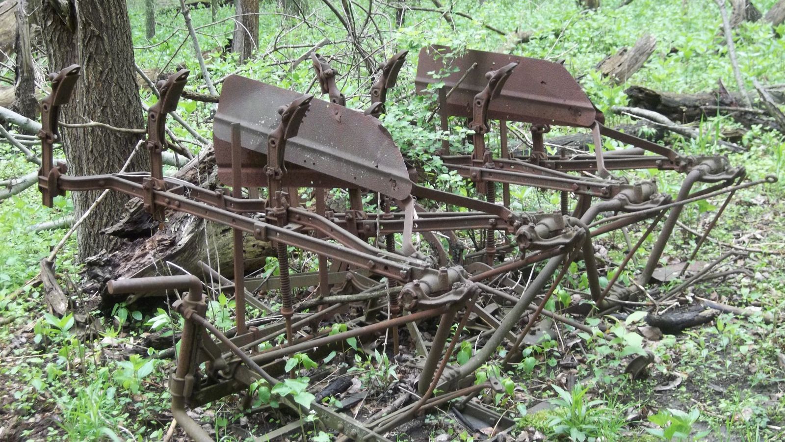 old farm machinery