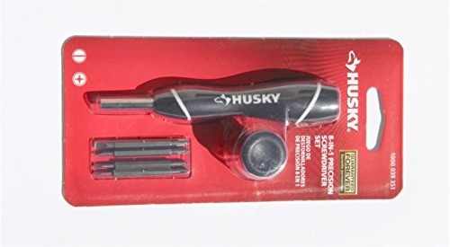HUSKY 8-in-1 Precision Screwdriver - Phillips & Slotted