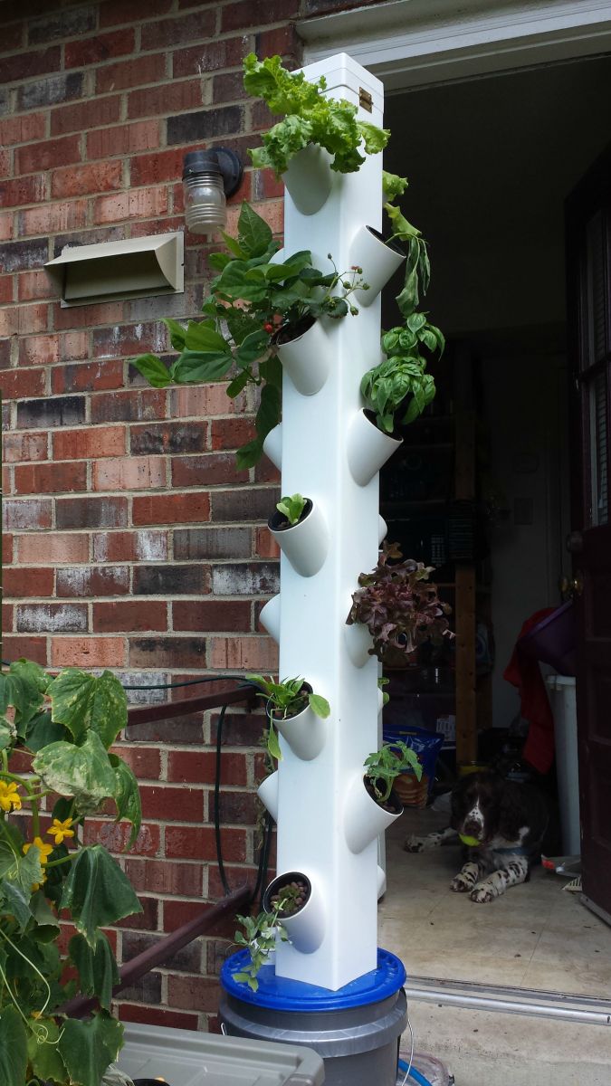 Vertical Hydroponic Tower